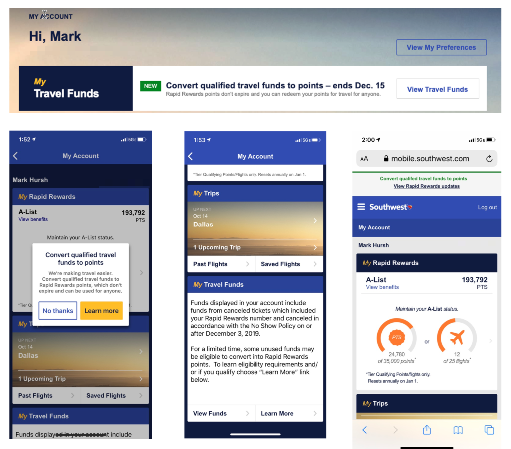 Conversion confirmation