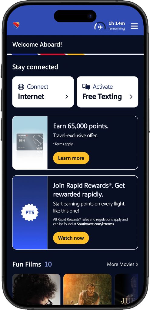 New inflight portal design